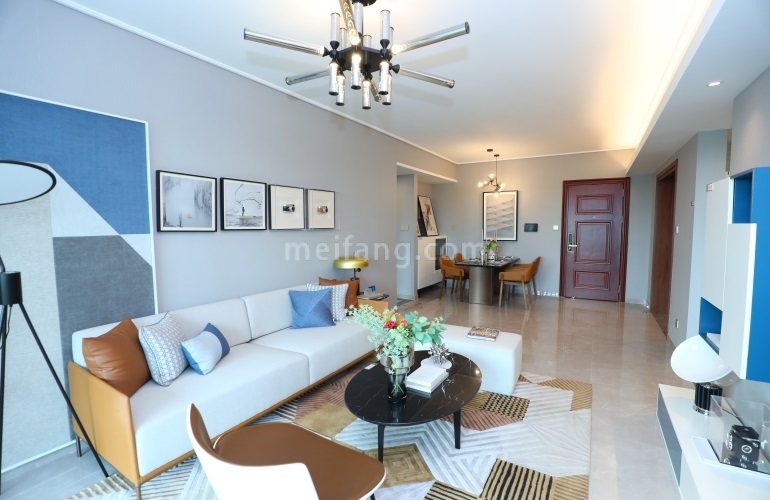 景业白鹭洲洋房样板间-客厅