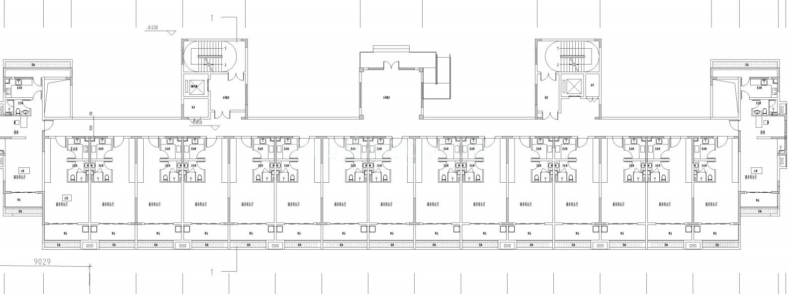 名仕湾复式平面示意图