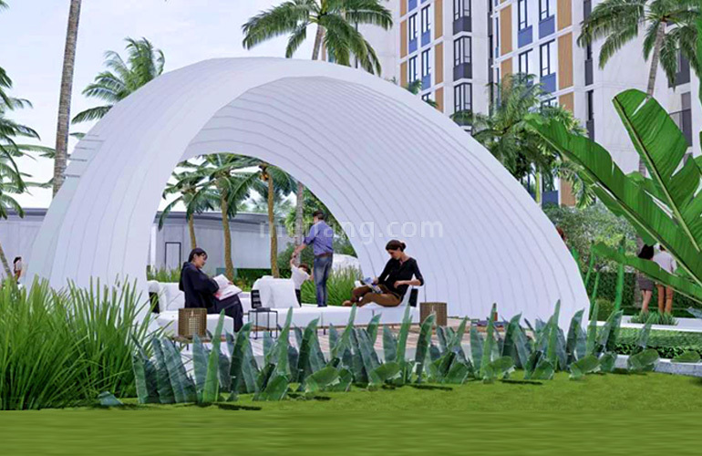 万科海上城市三期凉亭