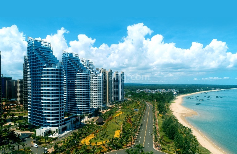 长岛蓝湾实景图