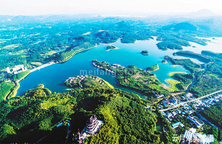 新攀乐西锦城 云月湖实景图