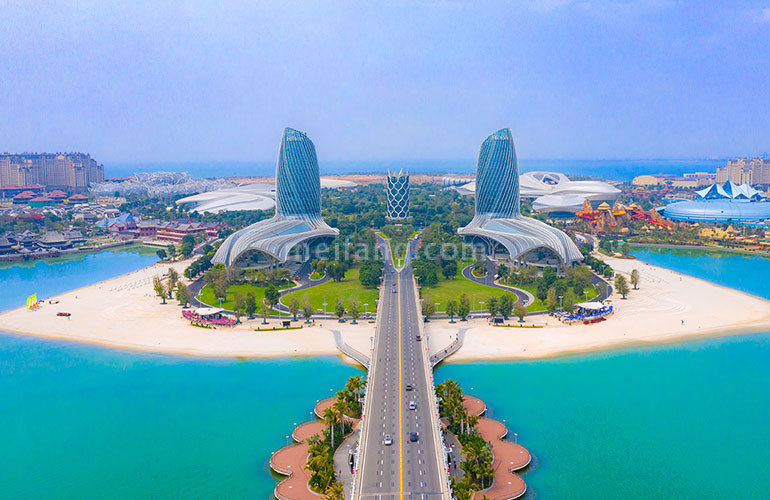 恒大海花岛实景图