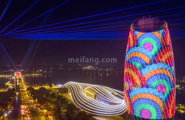 恒大海花岛夜景