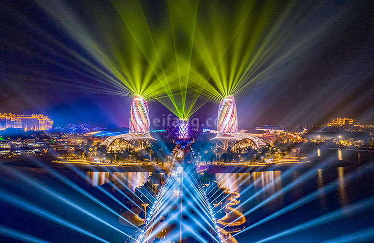 恒大海花岛灯光秀