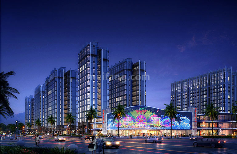 衍宏春天夜景效果图