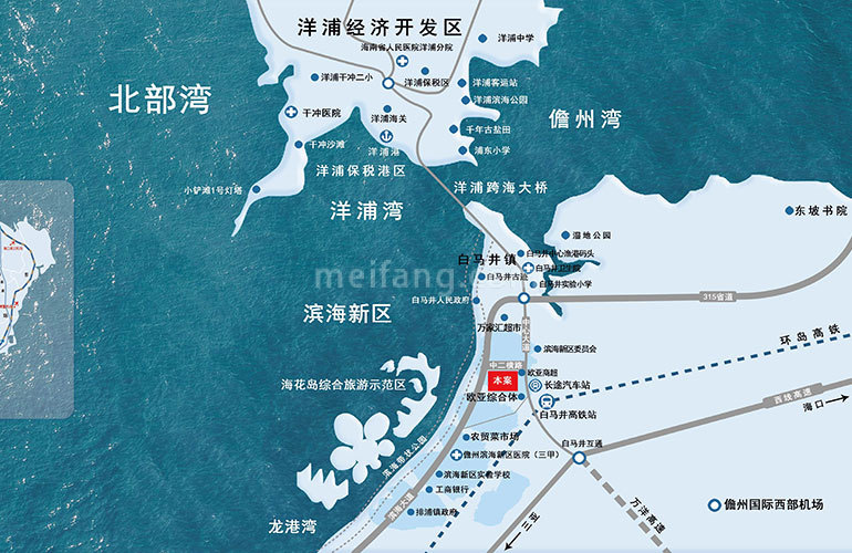 白马湾壹号区位图