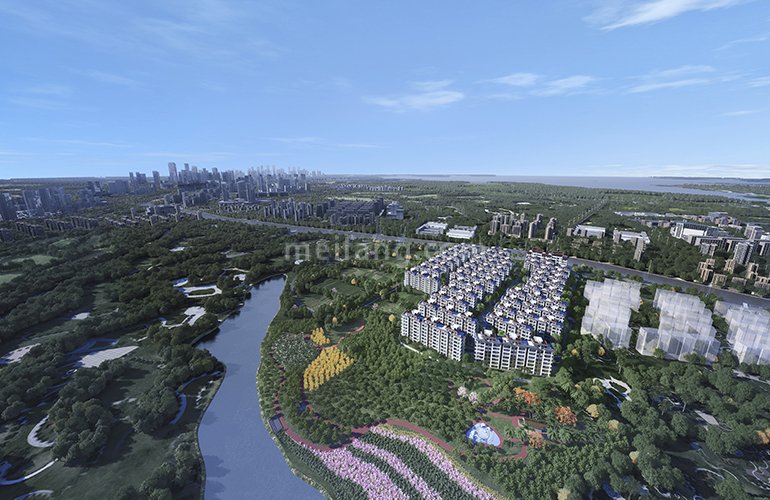 雅居乐江东紫航一号鸟瞰图