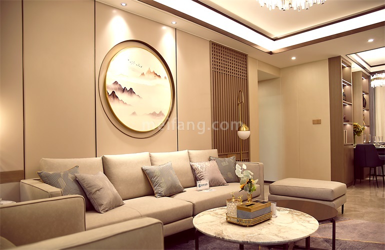 雅居乐江东紫航一号B户型-客厅