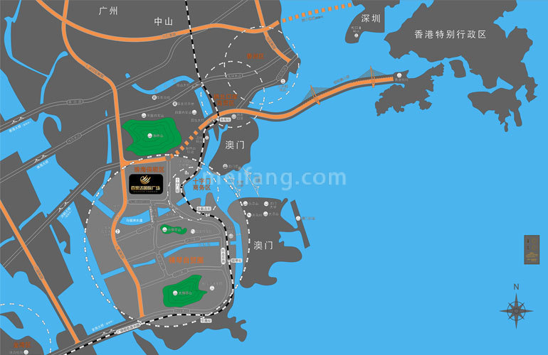 天际150区位图