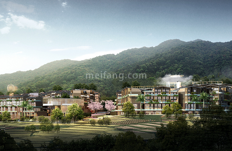 爱上山梦想小镇效果图