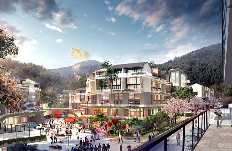 爱上山梦想小镇效果图