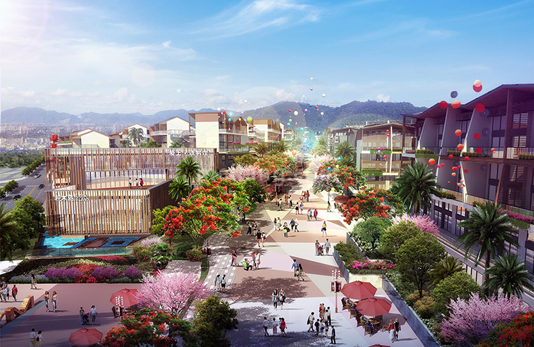 爱上山梦想小镇效果图