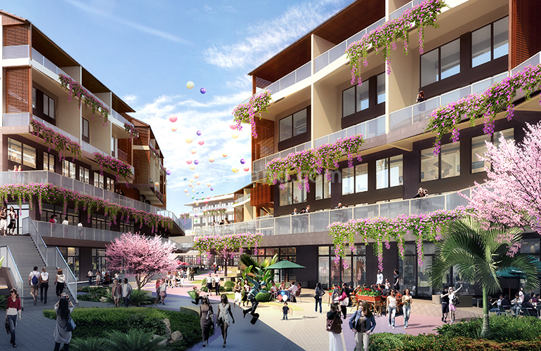 爱上山梦想小镇效果图