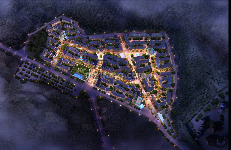 爱上山梦想小镇规划图