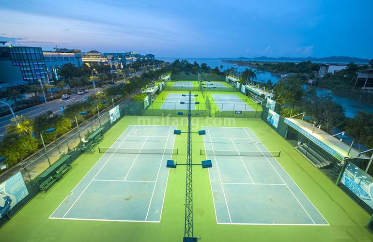 万科红树东岸内部配套：球场