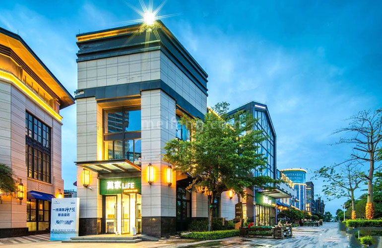 万科红树东岸楼下商业实景图