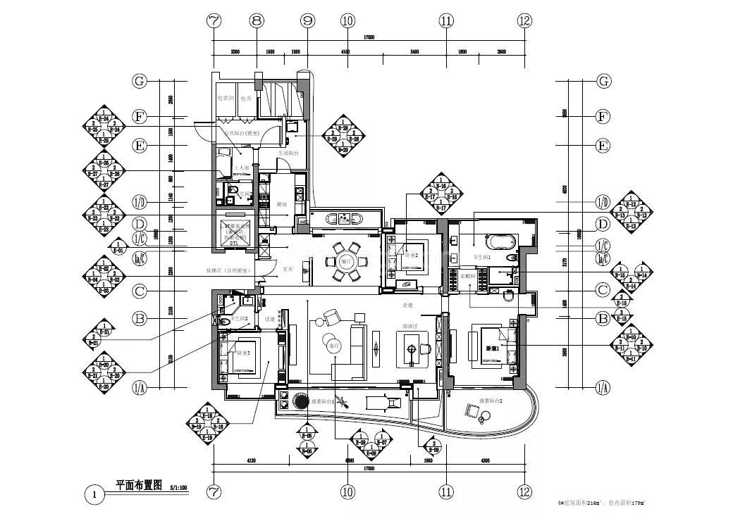 华发绿洋湾户型平面图