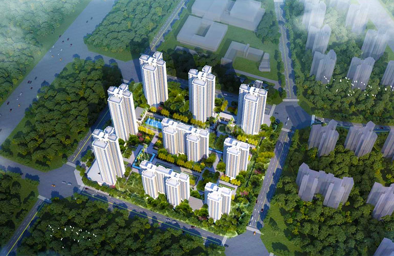 万科海上城市三期鸟瞰图