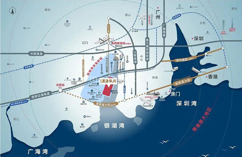 世茂碧海银湖区位图