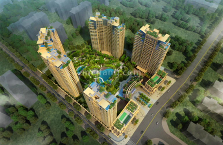 景通椰景湾鸟瞰图