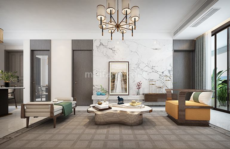 东方宇亿海棠壹号院客厅