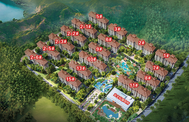 东方宇亿海棠壹号院鸟瞰图