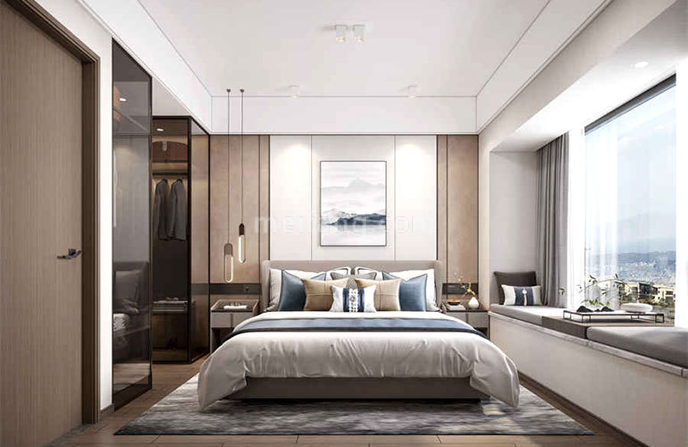 招商华发卓越湖心明悦卧室