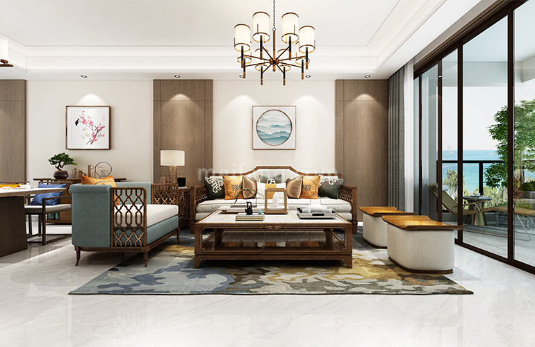 东方宇亿海棠壹号院客厅