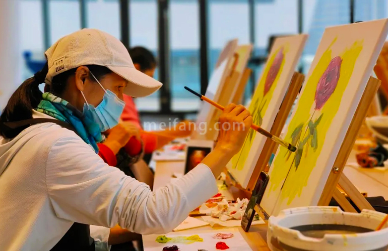 富力悦海湾公益绘画