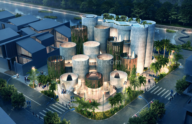 爱上山III自由小镇效果图