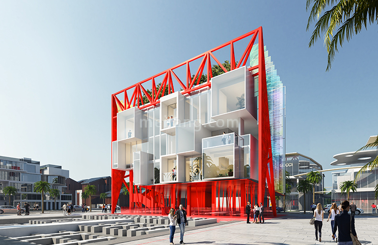 爱上山III自由小镇效果图