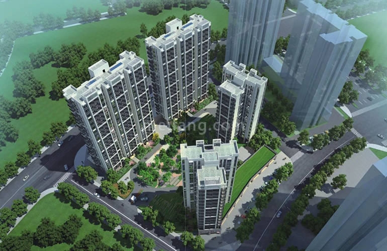 蜀海善府和居鸟瞰图