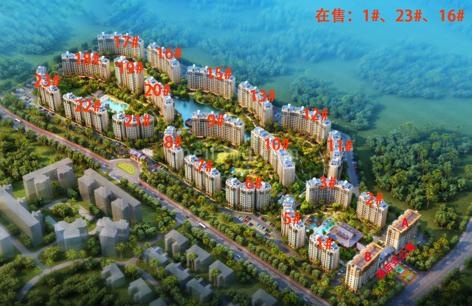 华悦海棠楼栋分布图
