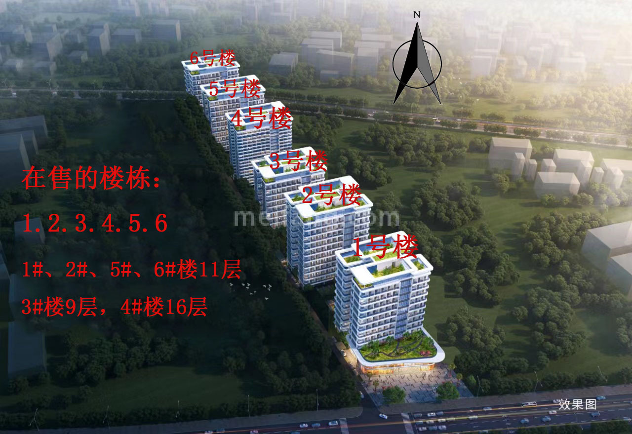 港岛韵尚雲海楼栋分布图