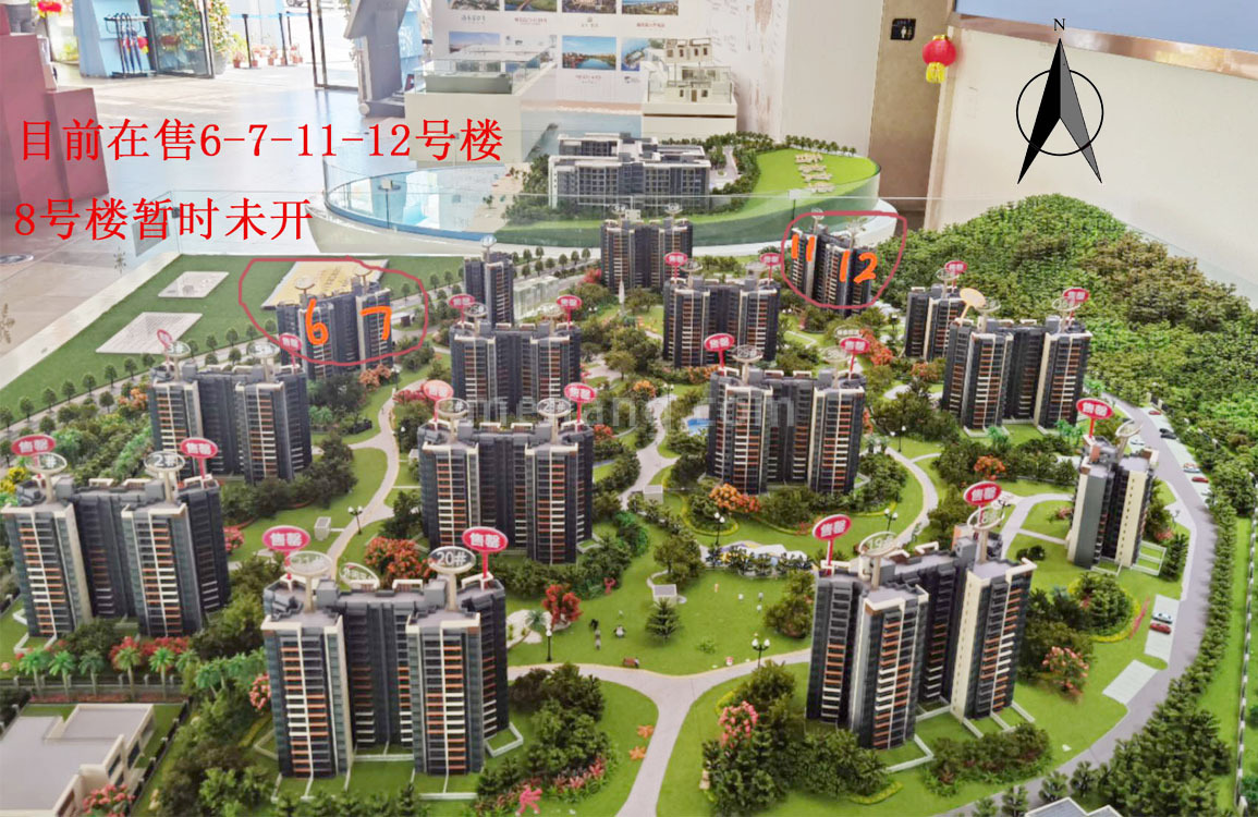 富力湾楼栋分布图