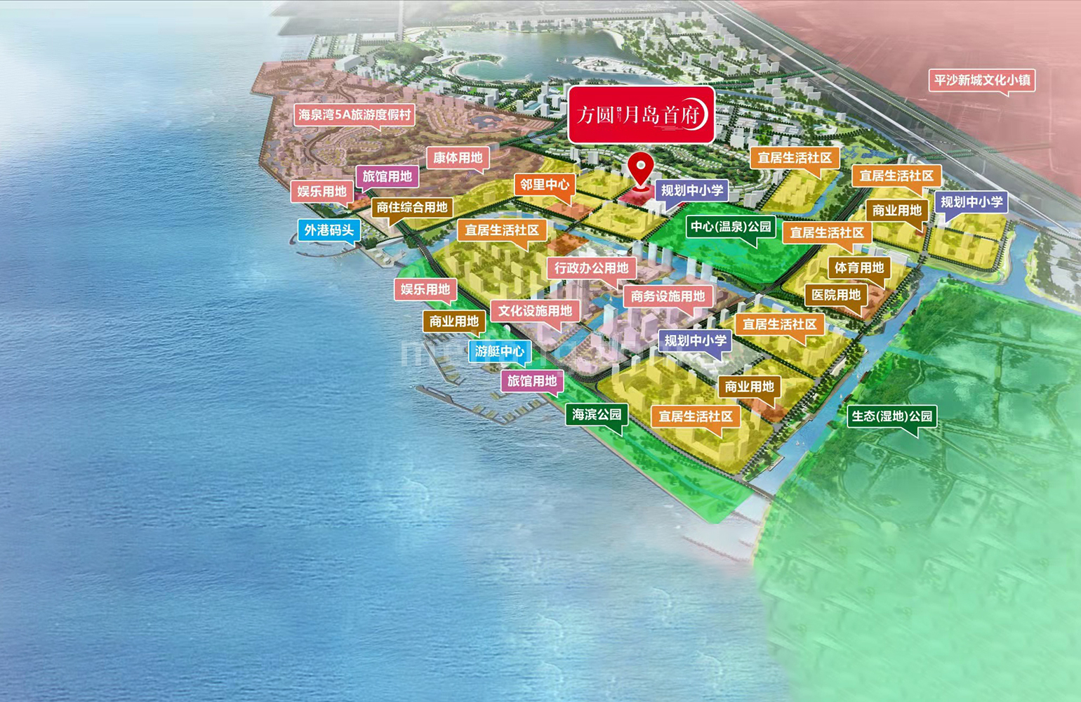 方圆月岛首府周边配套