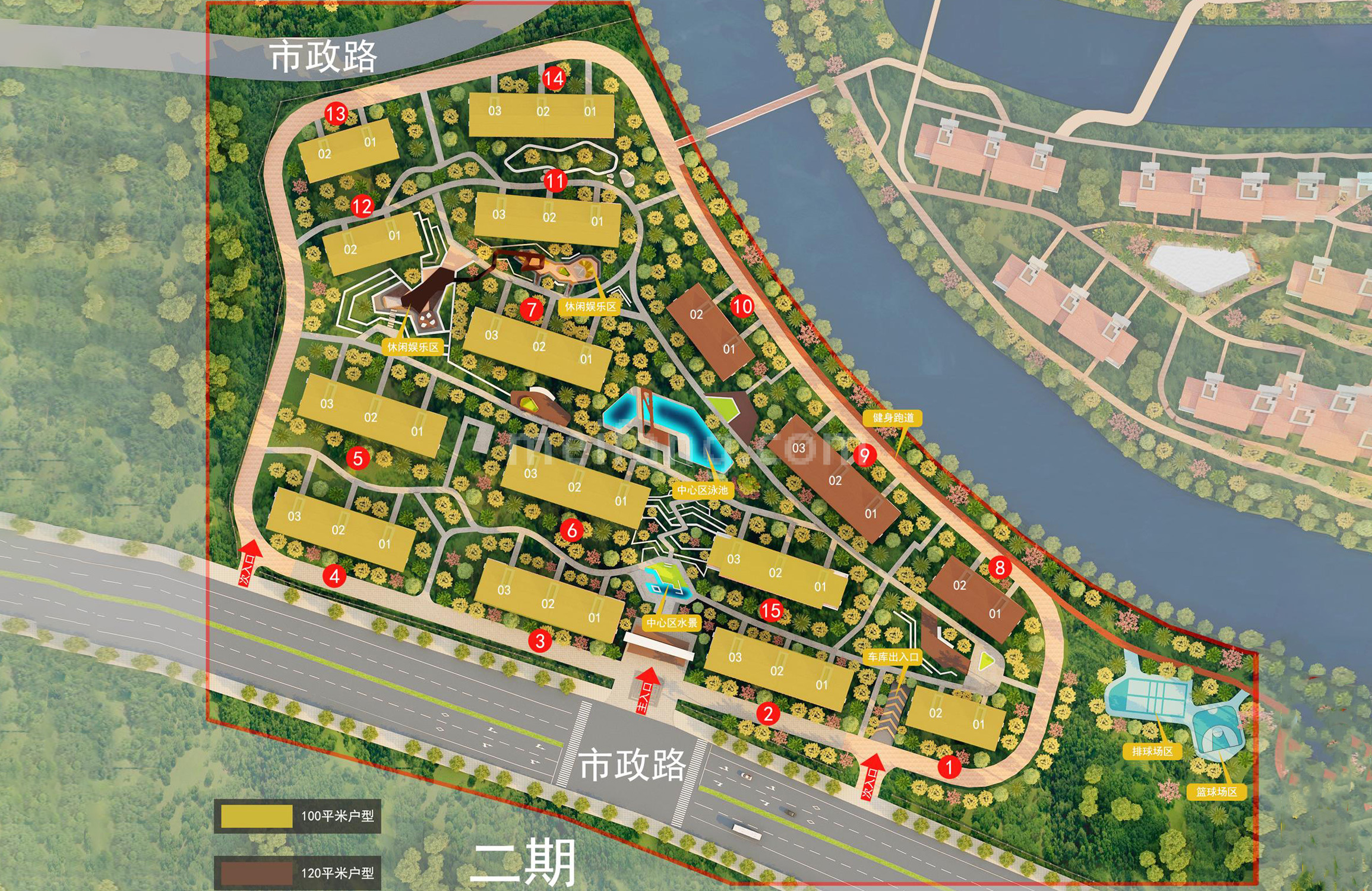 和泓海棠府二期楼栋分布图