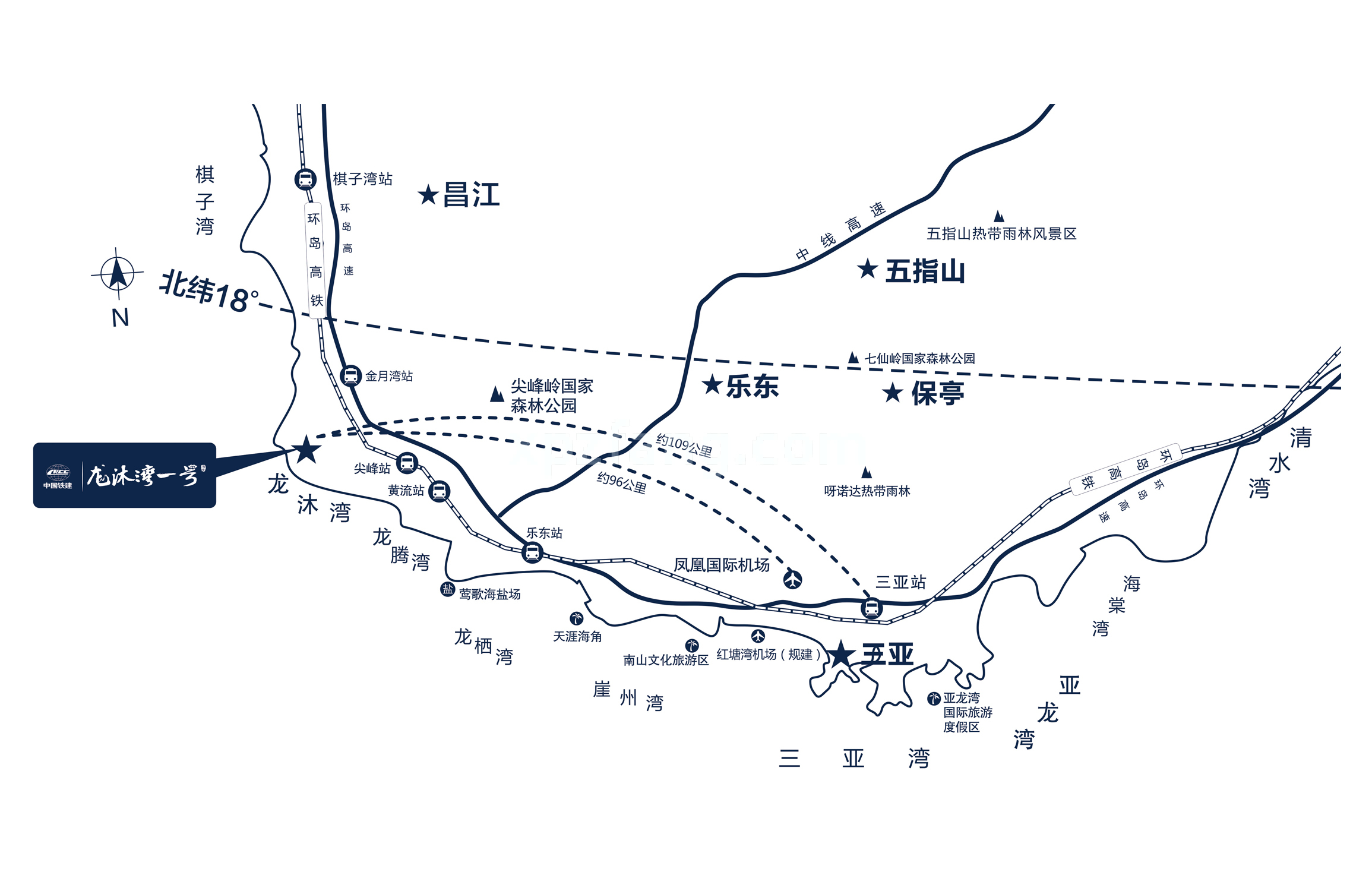 中国铁建龙沐湾一号 区位图