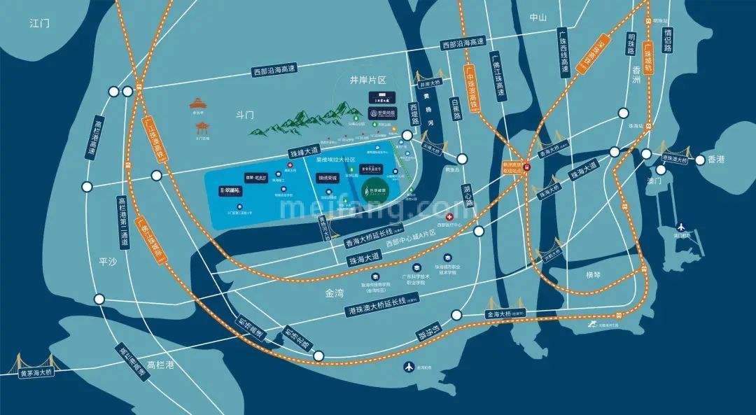 世荣峰景广场区位图