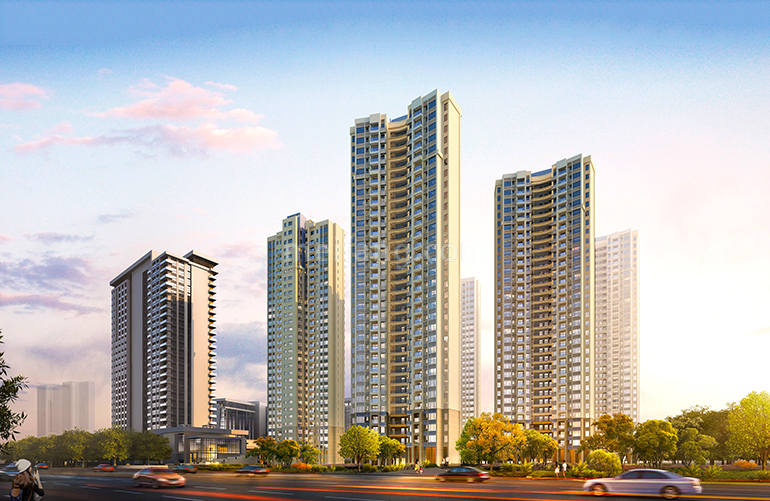 世荣峰景广场效果图