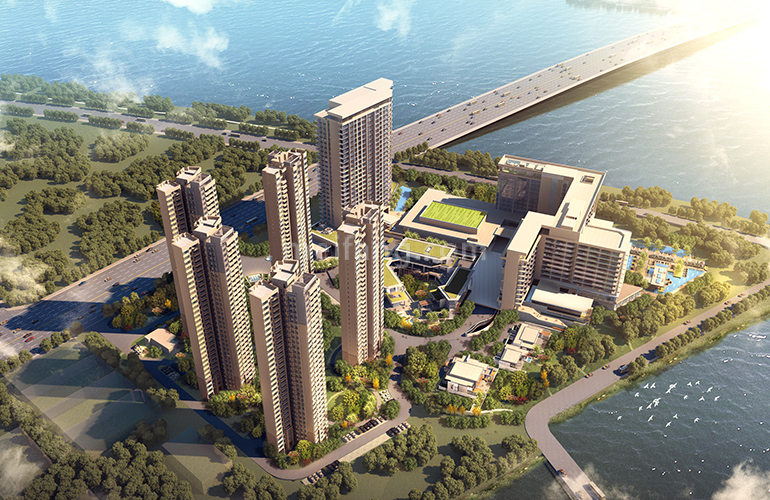 世荣峰景广场效果图