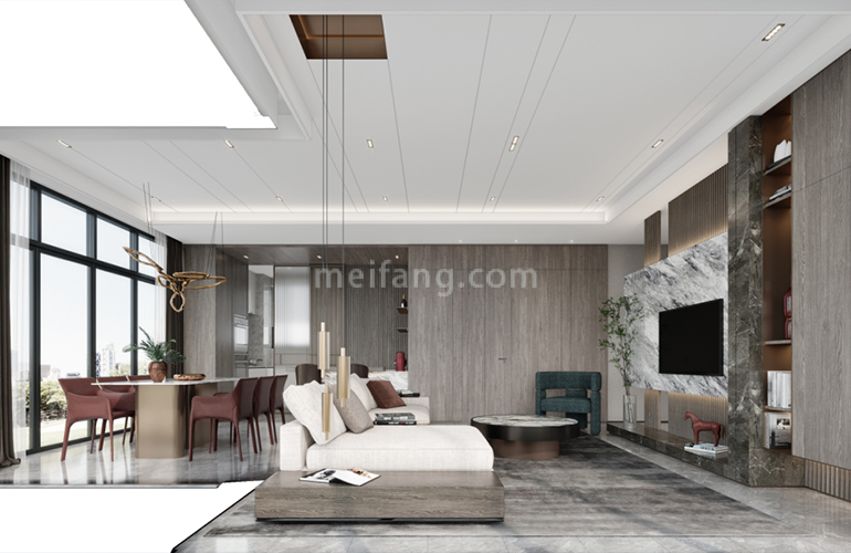 万科海上城市二期客厅