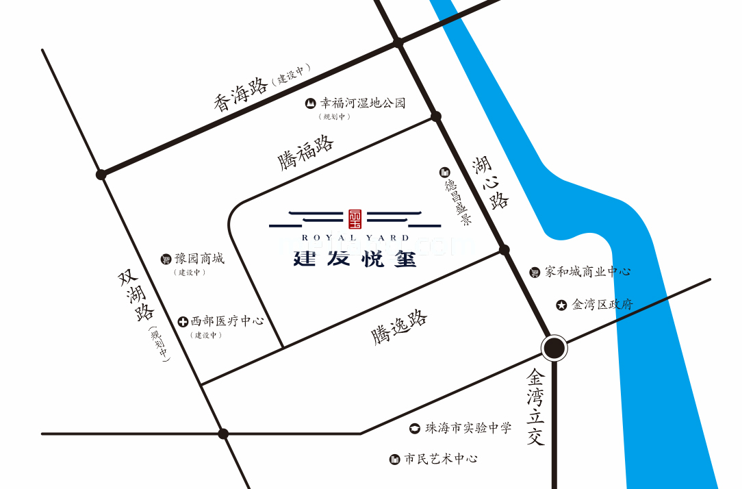 建发悦玺二期区位图