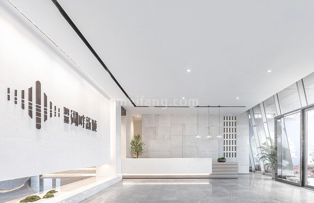 鸿基翡翠湖售楼处实景图