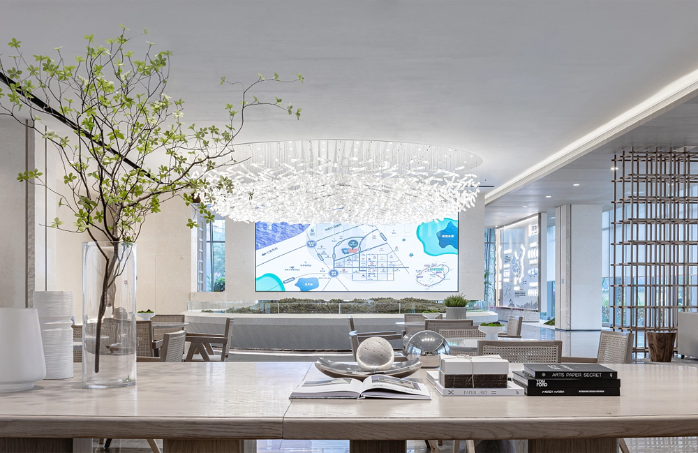 鸿基翡翠湖售楼处实景图