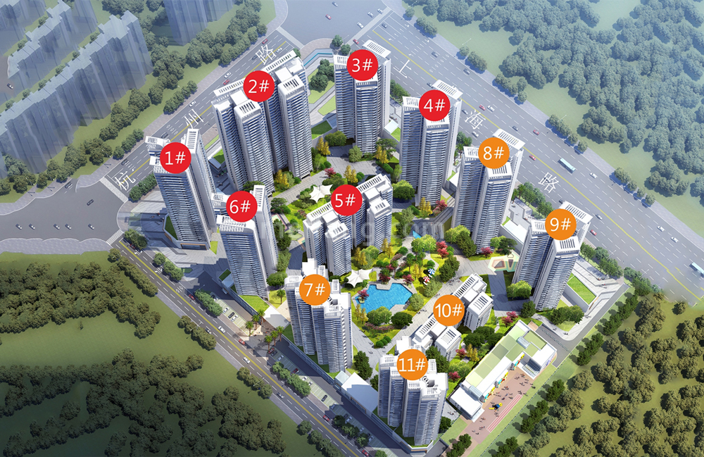 大都锦上楼栋分布图