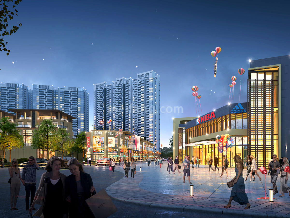 敏捷锦绣国际花城五期商业街