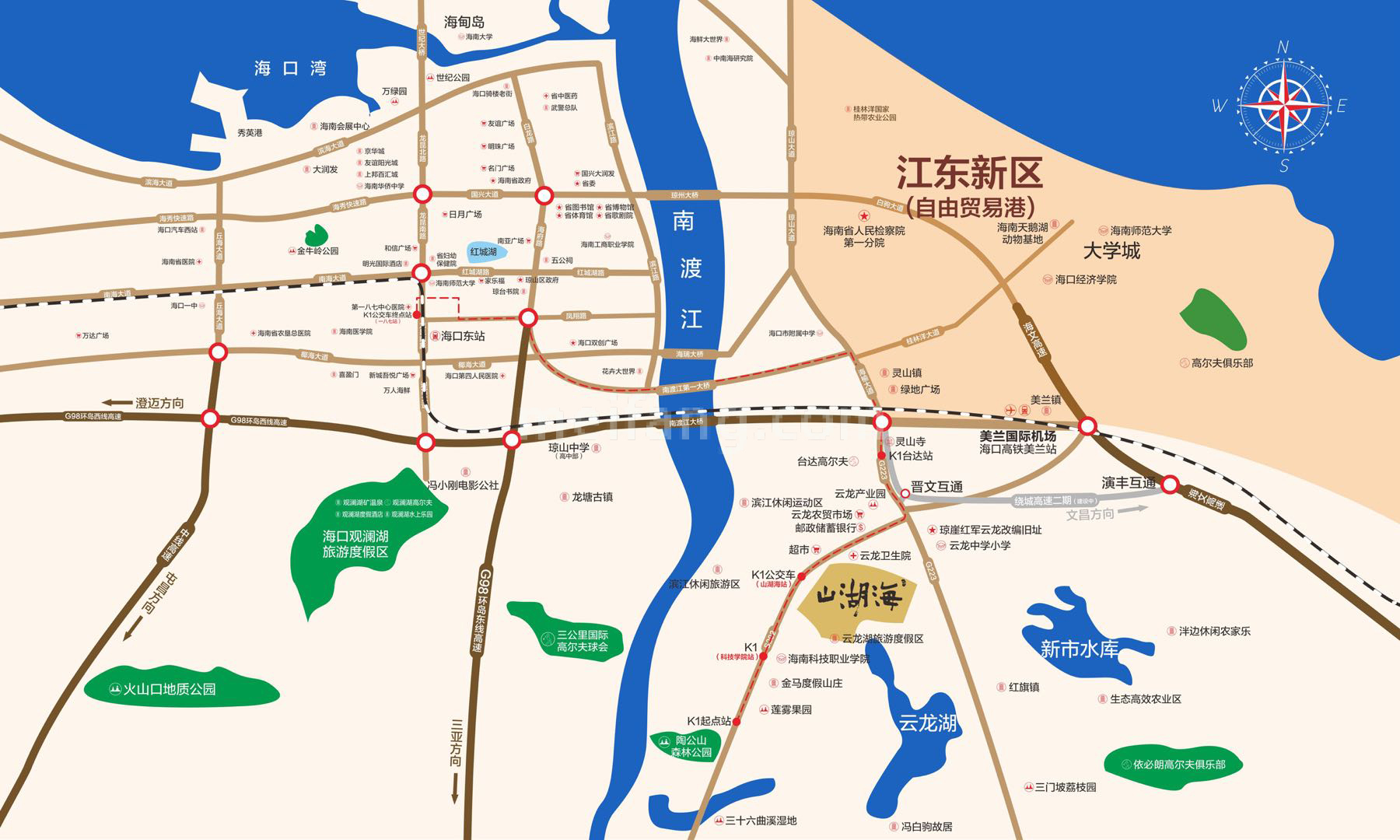 山湖海