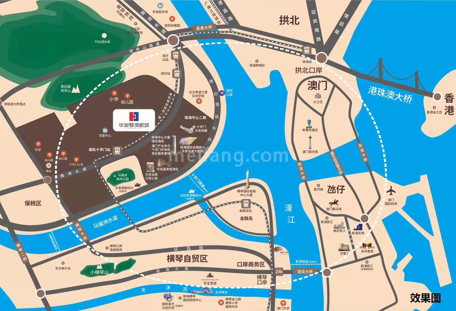 香洲·广东珠海华发琴澳新城四季峰景多少钱，华发琴澳新城四季峰景户型地址详情-美房网