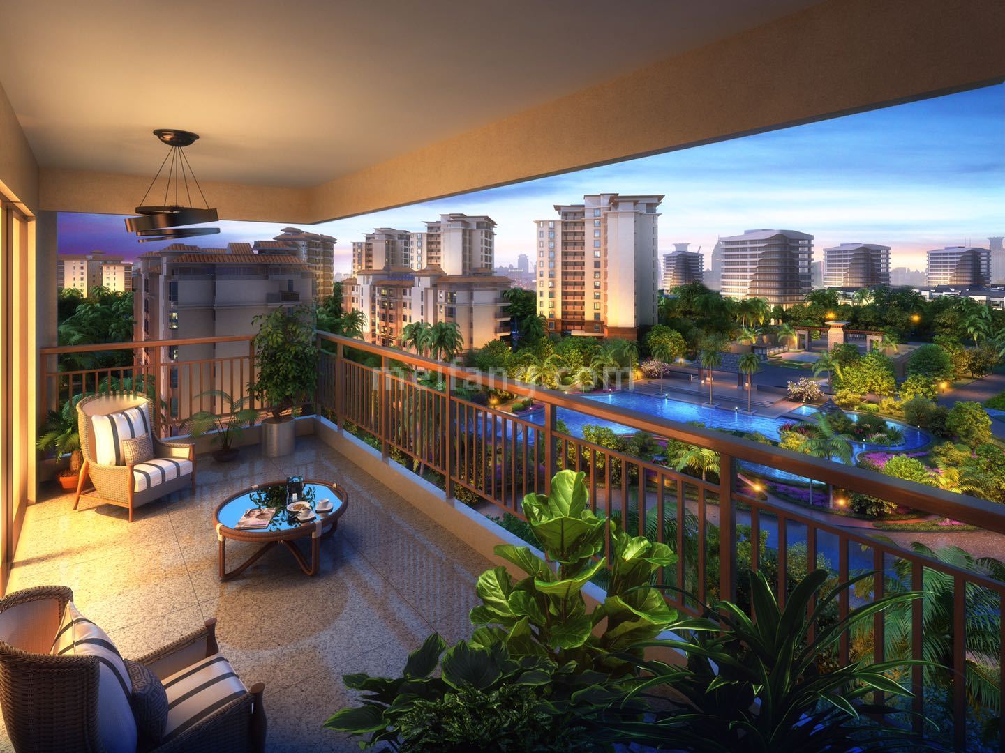 首创禧悦湾效果图